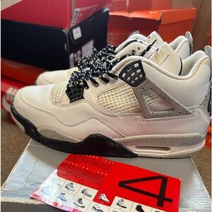 Nike Air Jordan 4 Retro white/black 11.5